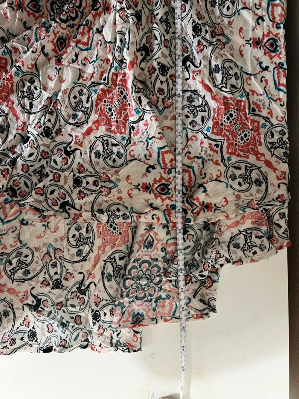 Torrid Chiffon High-Low Kimono in a Boho Medallion Pattern Size 3x - Picture 8 of 9